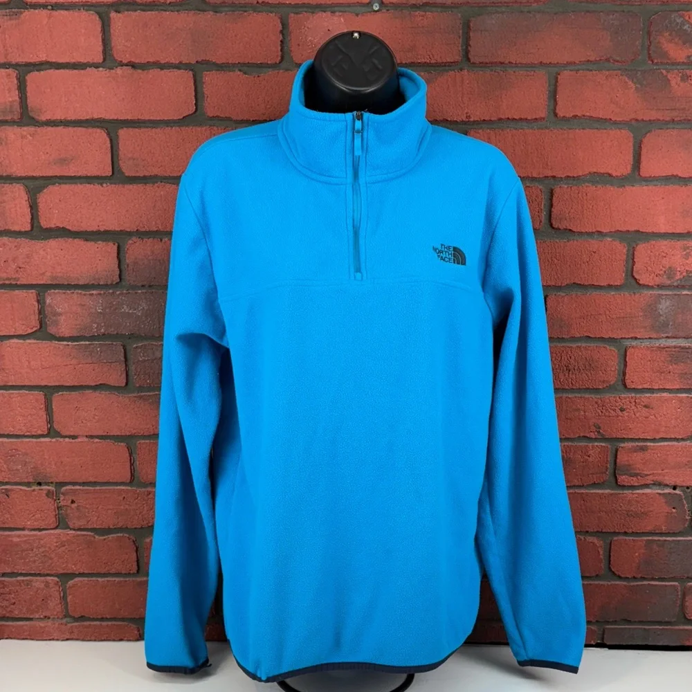 The North Face Sweatshirt Mens Medium Blue‎ Fleece
